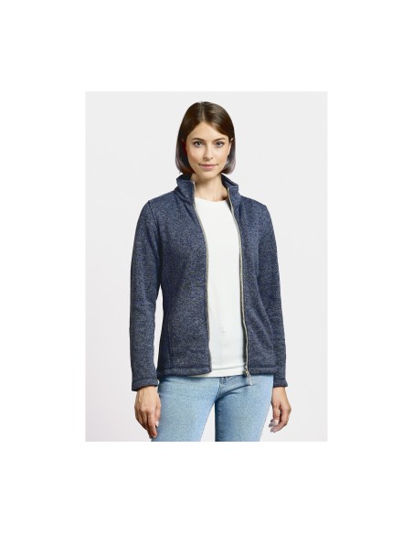 PRM-7725-Womens Knit Fleece Jacket C+ 2